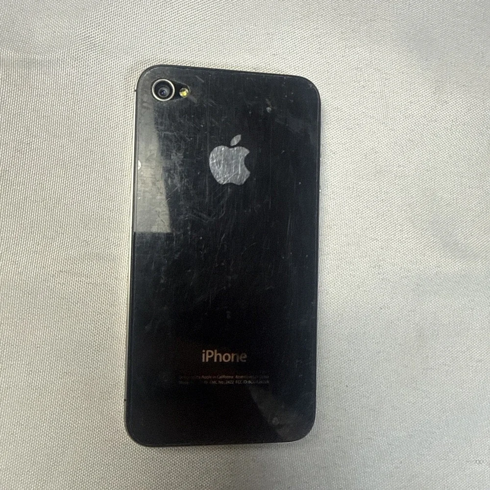 Apple iPhone 4 (Model A1349) Black - FOR PARTS ONLY - Untested / Scratched